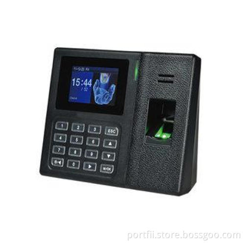 French / Portuguese USB Biometric Fingerprint Time Clock Pl